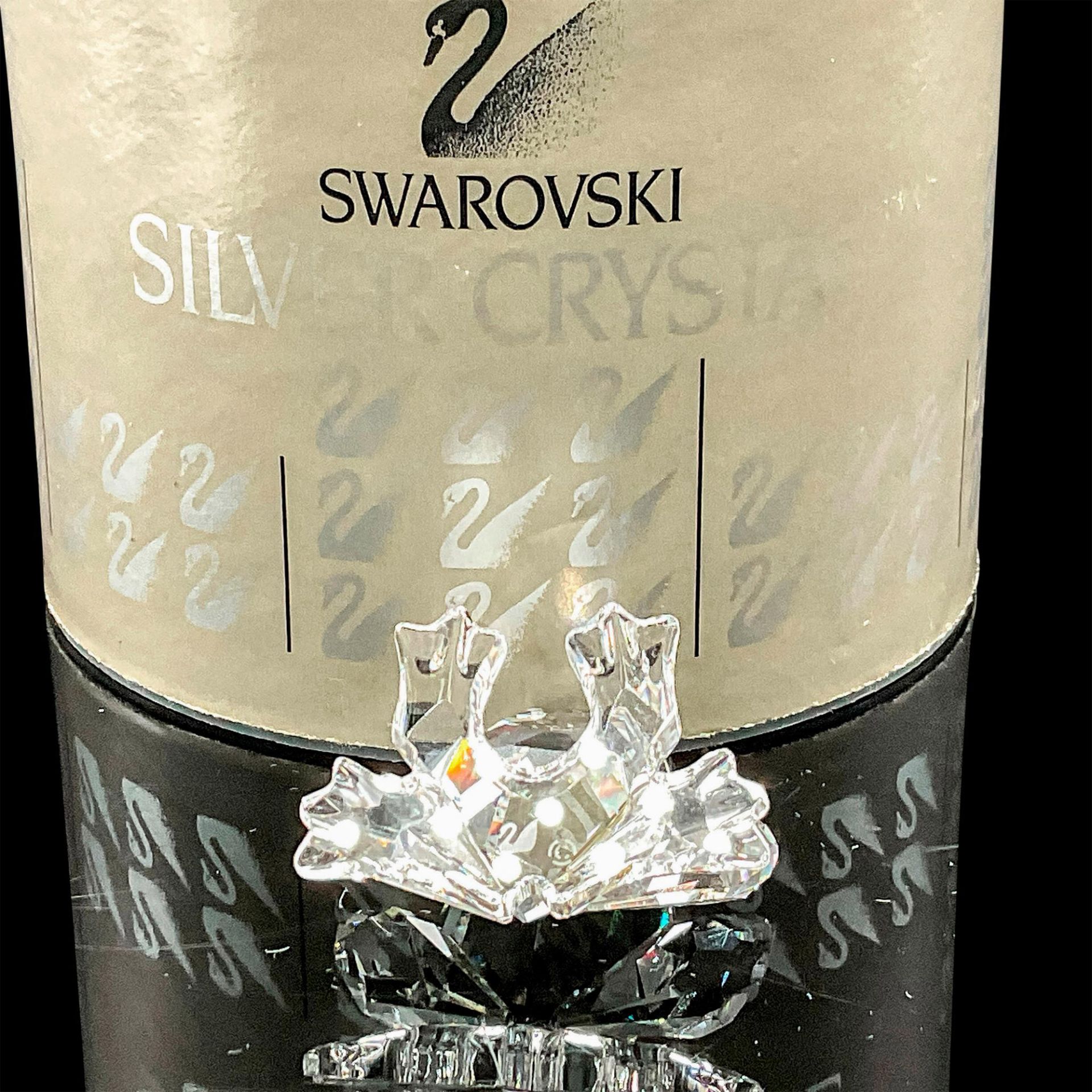 Swarovski Silver Crystal Figurine, Frog with Green Eyes - Bild 3 aus 3