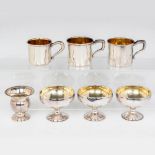 7pc Vintage Sterling Silver Cups, Bowls, & Toothpick Holder