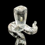 Swarovski Silver Crystal Figurine, Cobra Snake