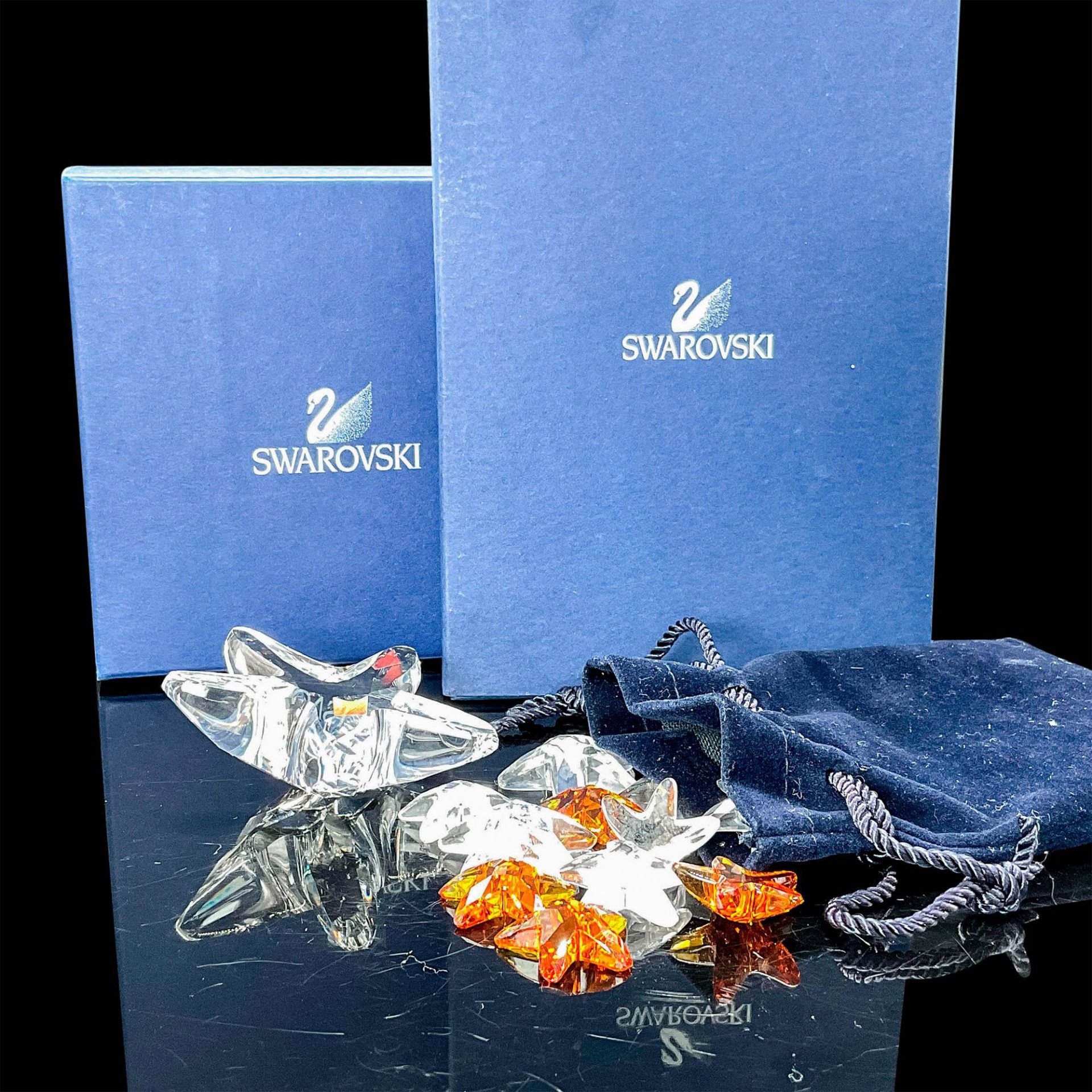 Pair of Swarovski Crystal SCS Figurine, Starfish and Minis - Bild 3 aus 3