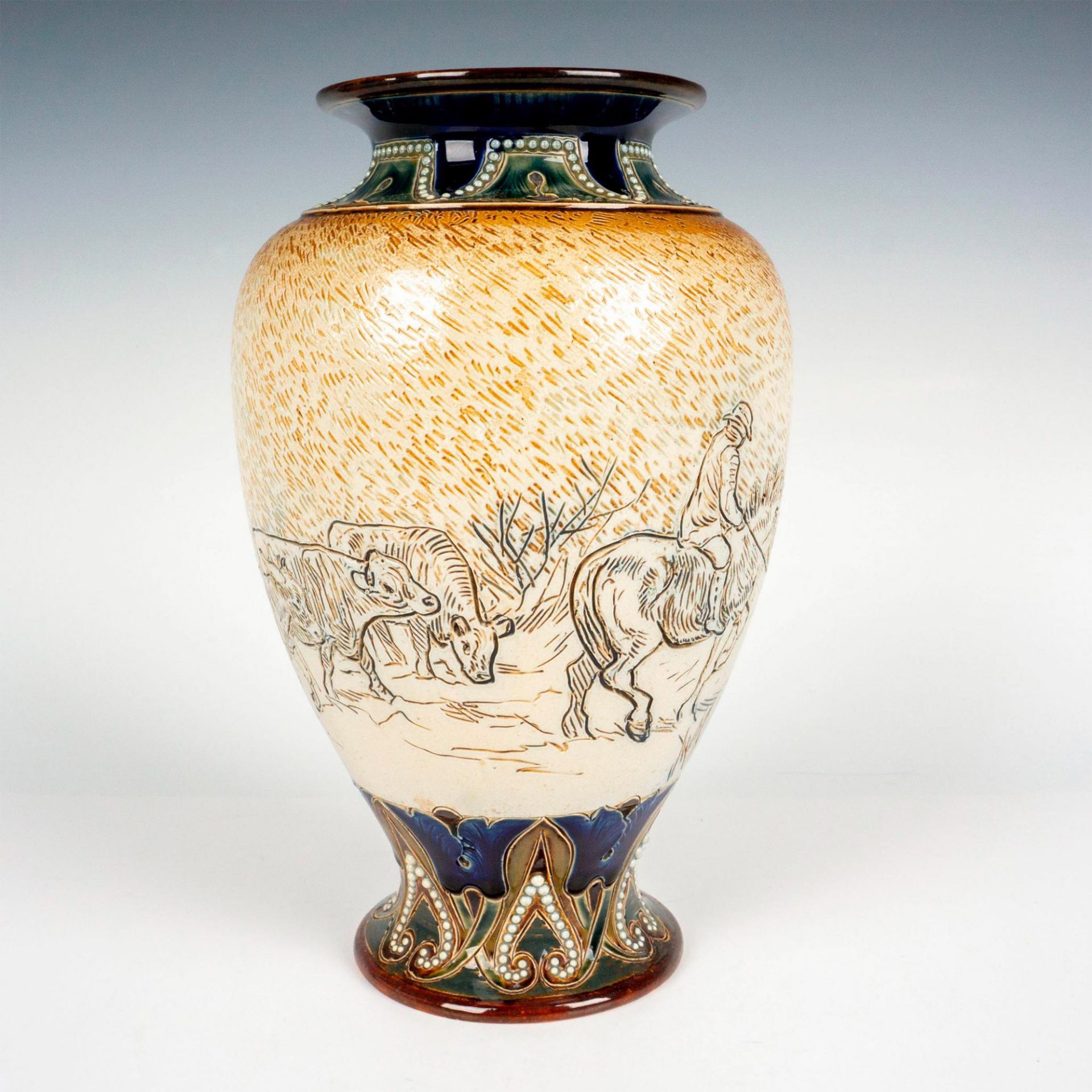 Doulton Lambeth Hannah Barlow Stoneware Vase - Image 4 of 6