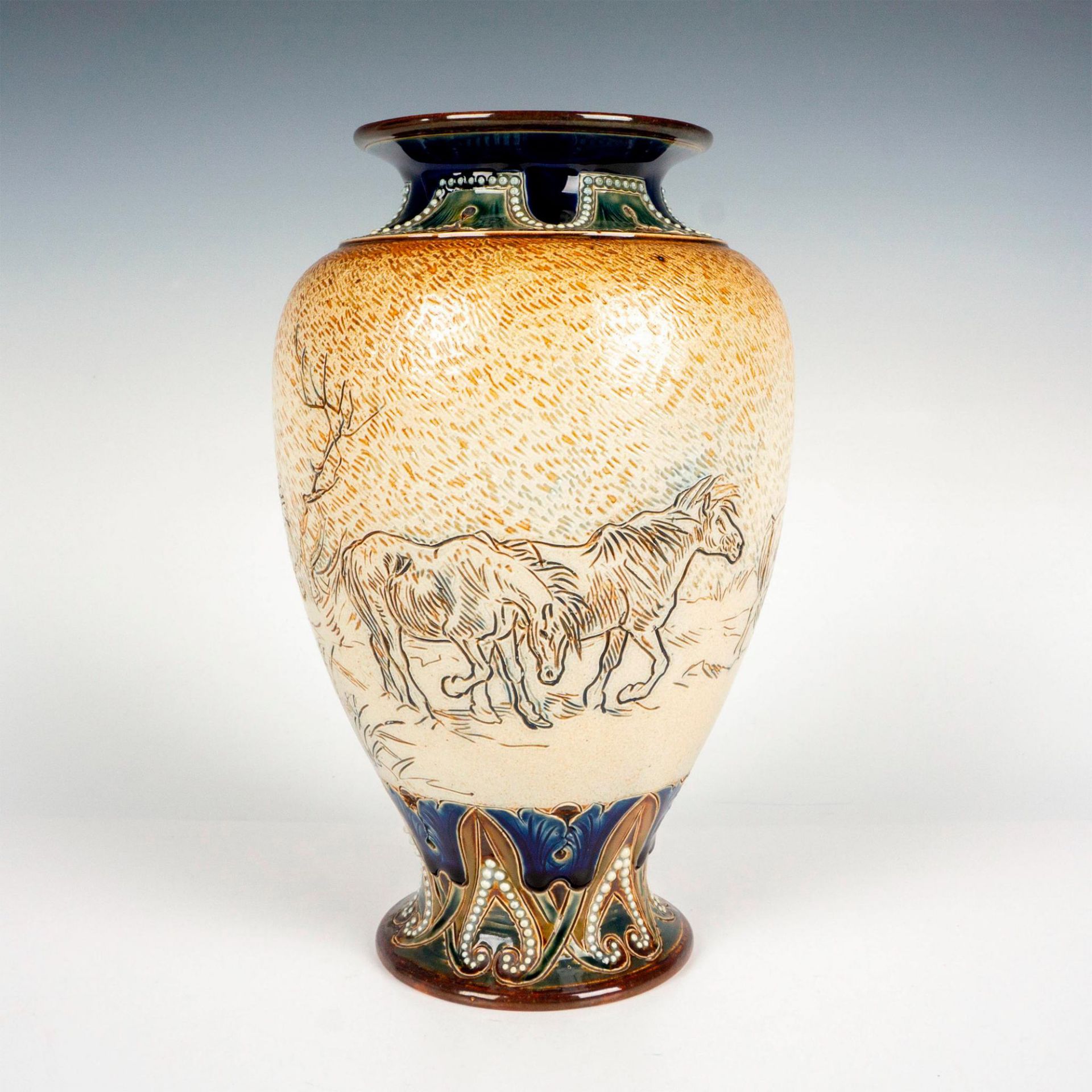 Doulton Lambeth Hannah Barlow Stoneware Vase - Image 2 of 6
