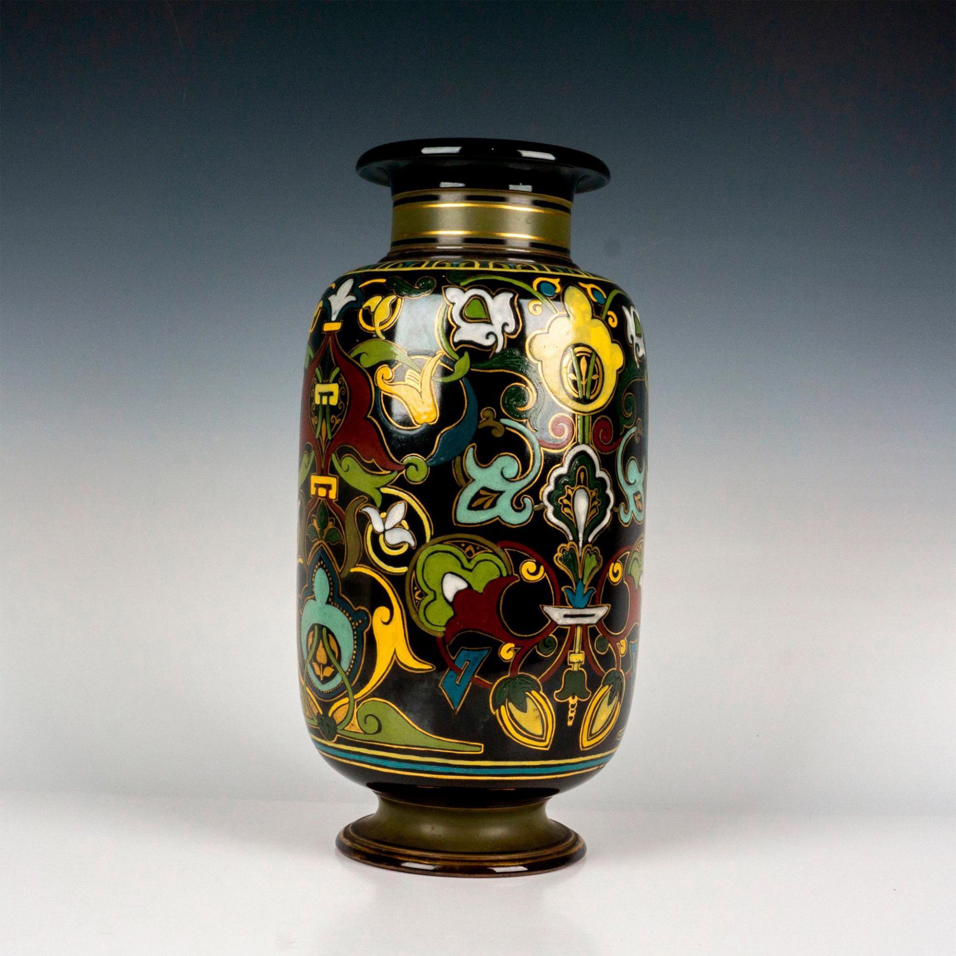 Doulton Lambeth Josephine Durtnall Faience Vase - Image 3 of 6