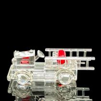 Crystal World Fire Truck Figurine