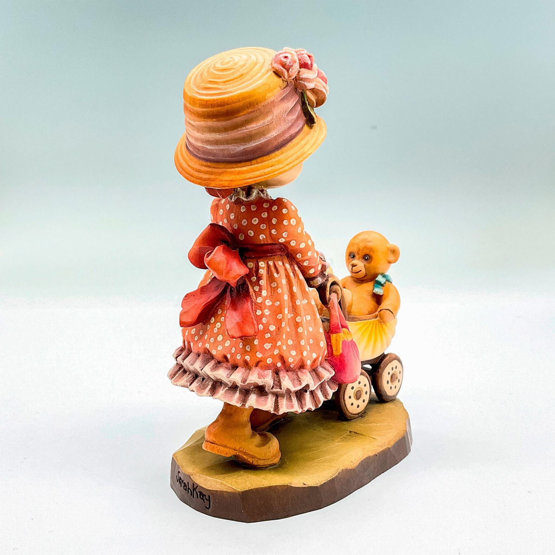 Anri Italy Wood Carved Figurine, Little Nanny - Image 3 of 4
