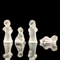 4pc Swarovski Crystal Figurines, Julias World