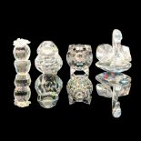 4pc Swarovski Crystal Figurines Set