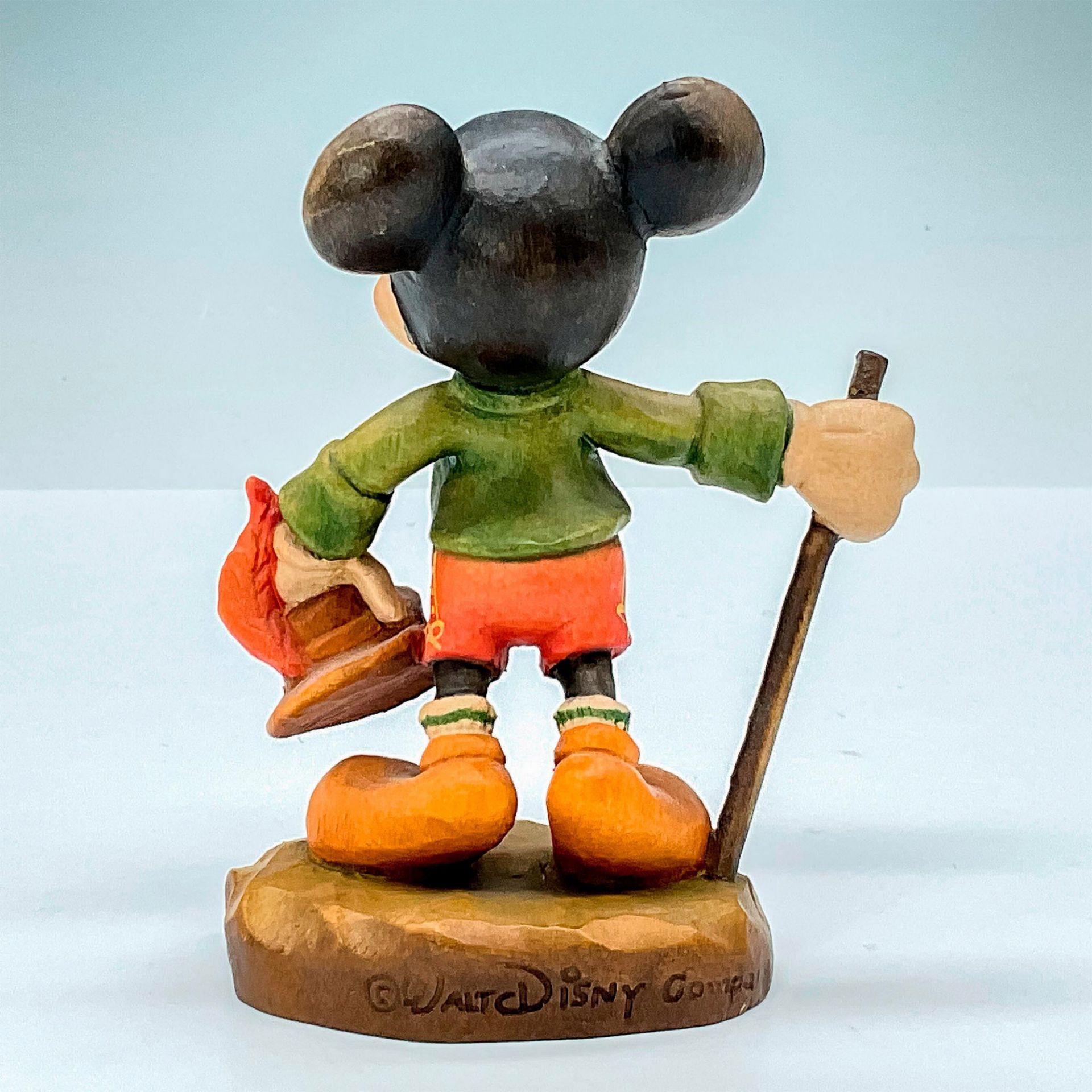Anri Club Walt Disney Wood Figurine, Mickey Mountaineer - Image 2 of 3