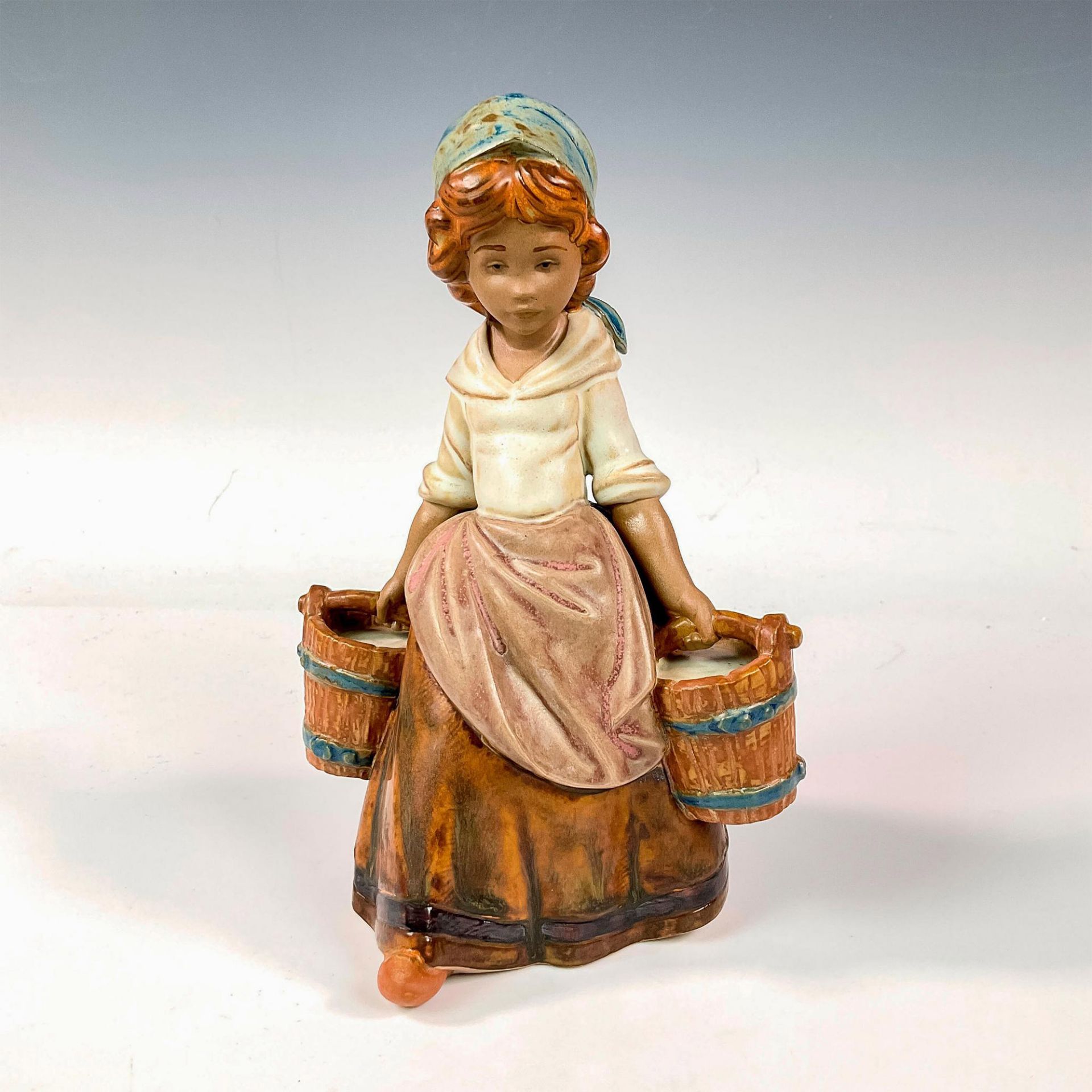 Girl With Two Pails 1013512 - Lladro Porcelain Figurine