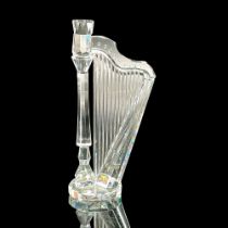 Swarovski Crystal Figurine, Harp Artist Signed