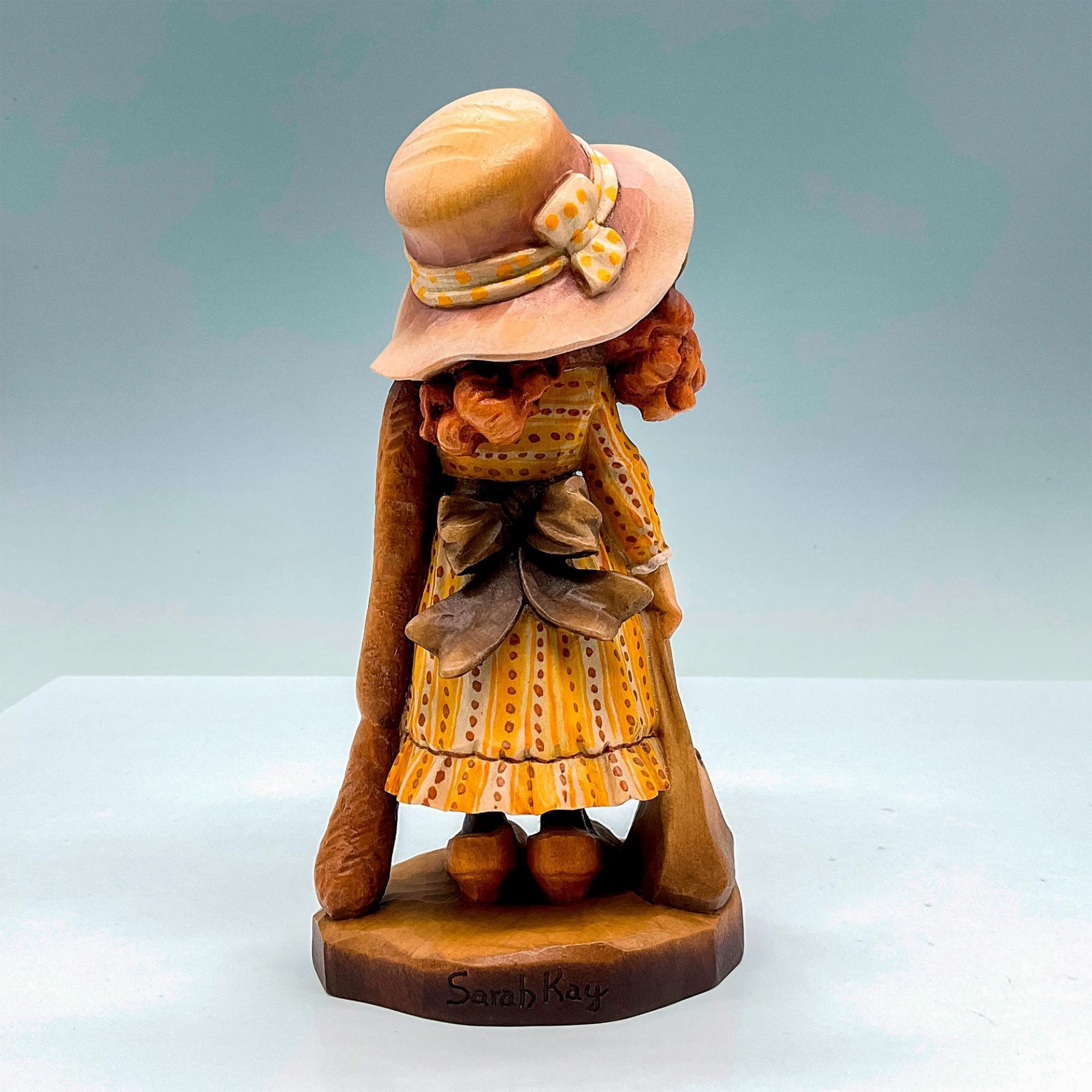 Anri Italy Wood Carved Figurine, Dress Up - Image 2 of 3