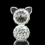 Vintage Crystal Paperweight Sculpture, Mouse