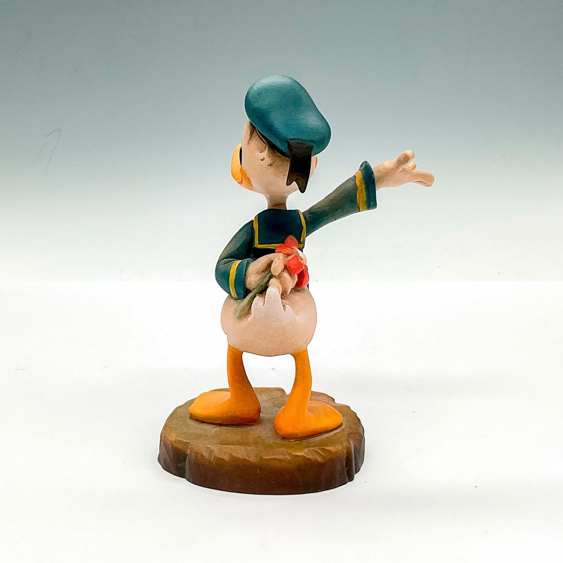 Anri Walt Disney Wooden Figurine, Donald Duck - Image 2 of 3