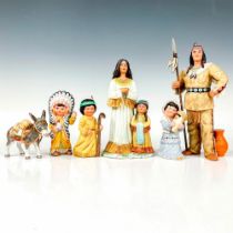 6pc Relgious Inspired Holiday Figurine Set