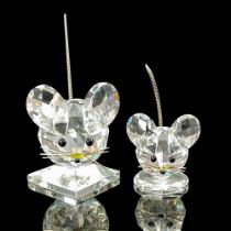 Pair of Swarovski Crystal Figurines, Mice