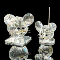 Pair of Swarovski Crystal Figurines, Mice