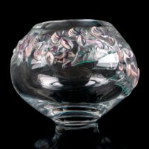 Lalique Crystal Vase, Coeur De Jeanette