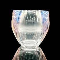 Lalique Crystal Vase, Clematites