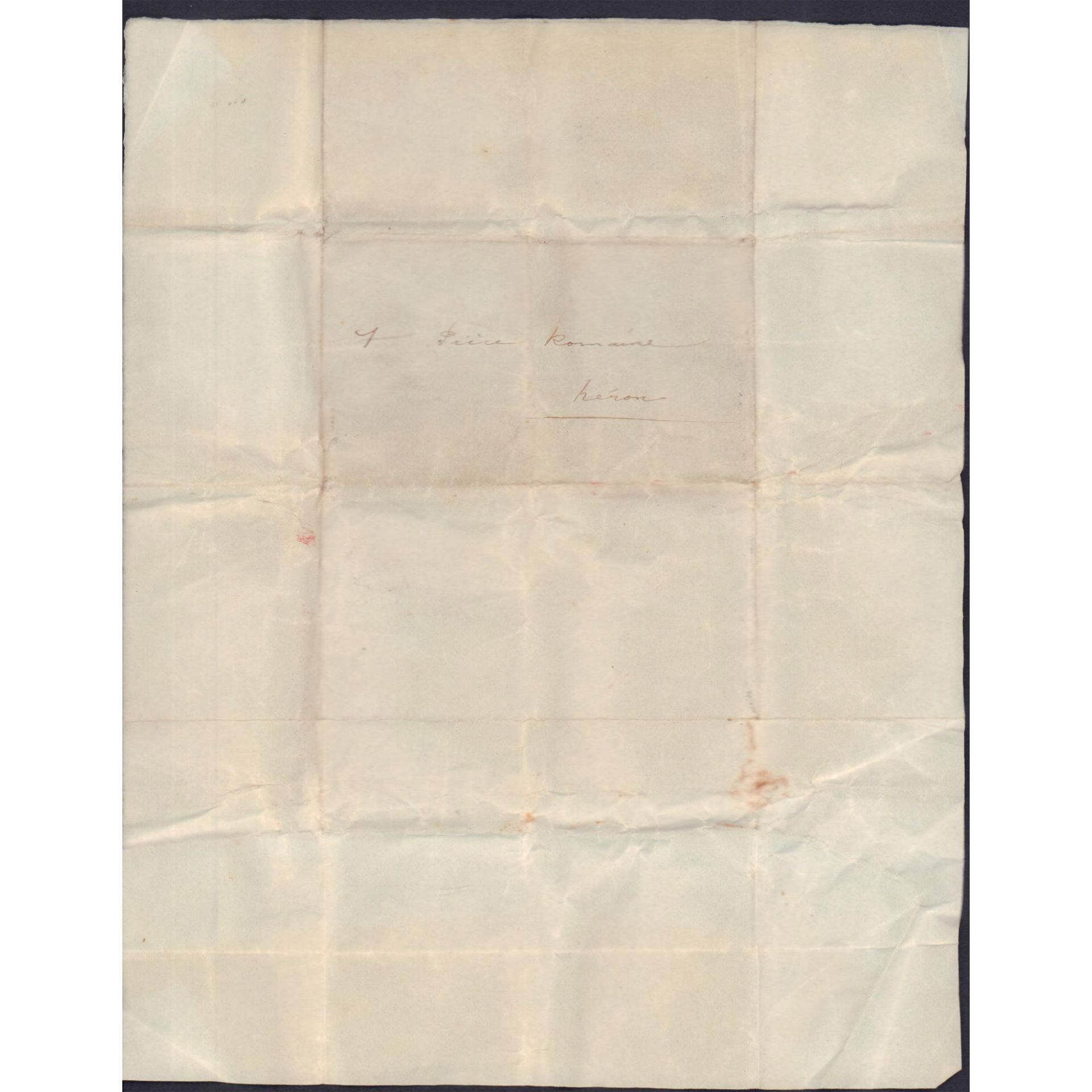 31pc Handwritten Envelope by Rene Lalique with Aquamarines - Bild 12 aus 13