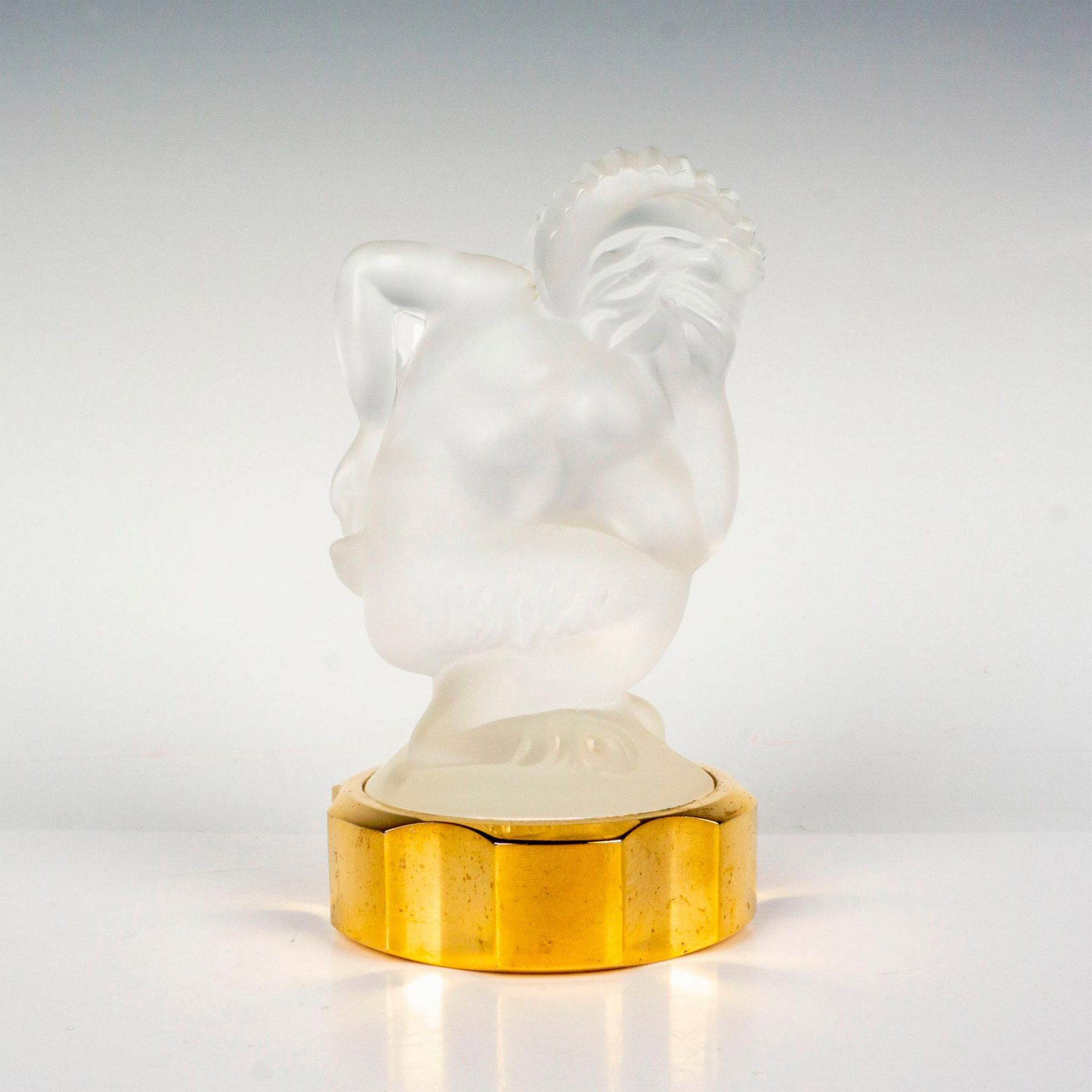 Lalique Crystal Perfume Bottle Flacon Collection Top, Faun - Image 2 of 3