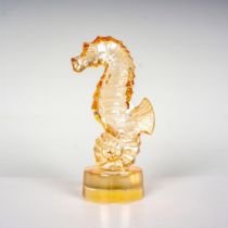 Lalique Crystal Paperweight, Seahorse