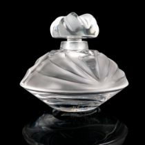 Marie-Claude Lalique (French, 1935-2003) Crystal Perfume Bottle, Thais