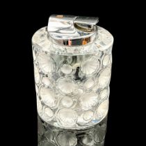 Lalique Crystal Lighter, Tokyo Pattern