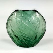 Lalique Crystal Vase, Filicaria
