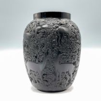 Lalique Crystal Vase, Biches Noir