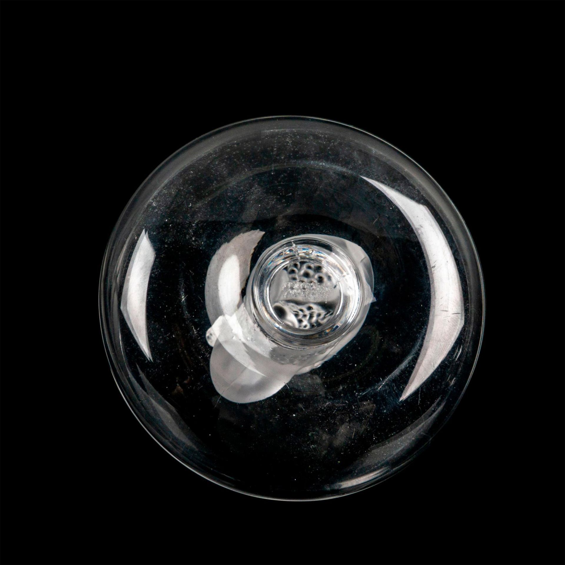 Lalique Crystal Round Pin Tray, Roxanne - Image 3 of 3