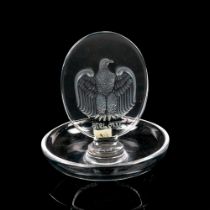 Lalique Crystal Ring Dish, American Eagle