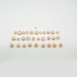 32pc Handwritten Note by Rene Lalique with Pearls Enclosed