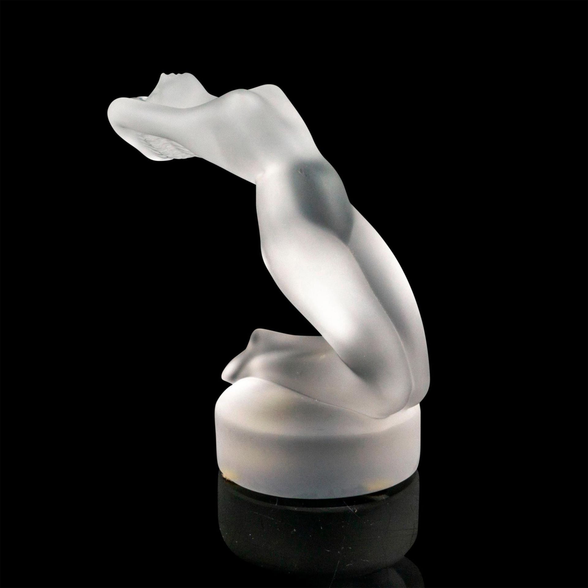 Lalique Crystal Figurine, Chrysis Nude Woman