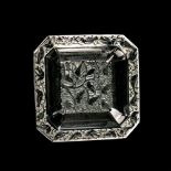 Lalique France Crystal Pin Tray, Anna
