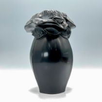 Lalique Crystal Vase, Saint Barth Noir