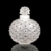Lalique Crystal Perfume Bottle, Cactus