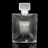 Lalique Crystal Perfume Bottle, Duncan