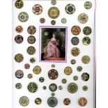 1 Card of Div 1 & 3 Assorted Metal Buttons