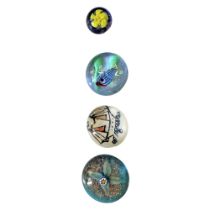 A Small Card of Div 3 Studio Artist Paperweight Buttons