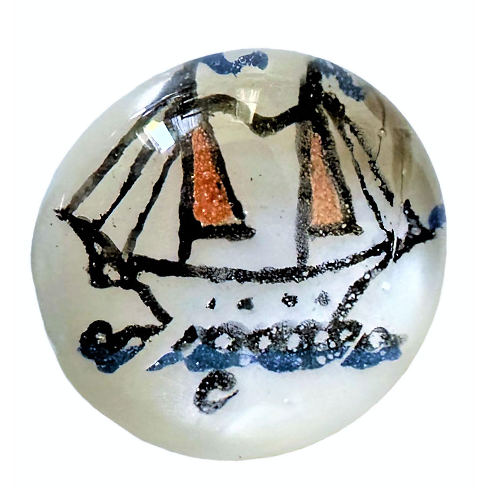 A Small Card of Div 3 Studio Artist Paperweight Buttons - Image 2 of 5