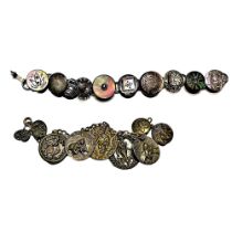 Two Bracelets With Division One Buttons