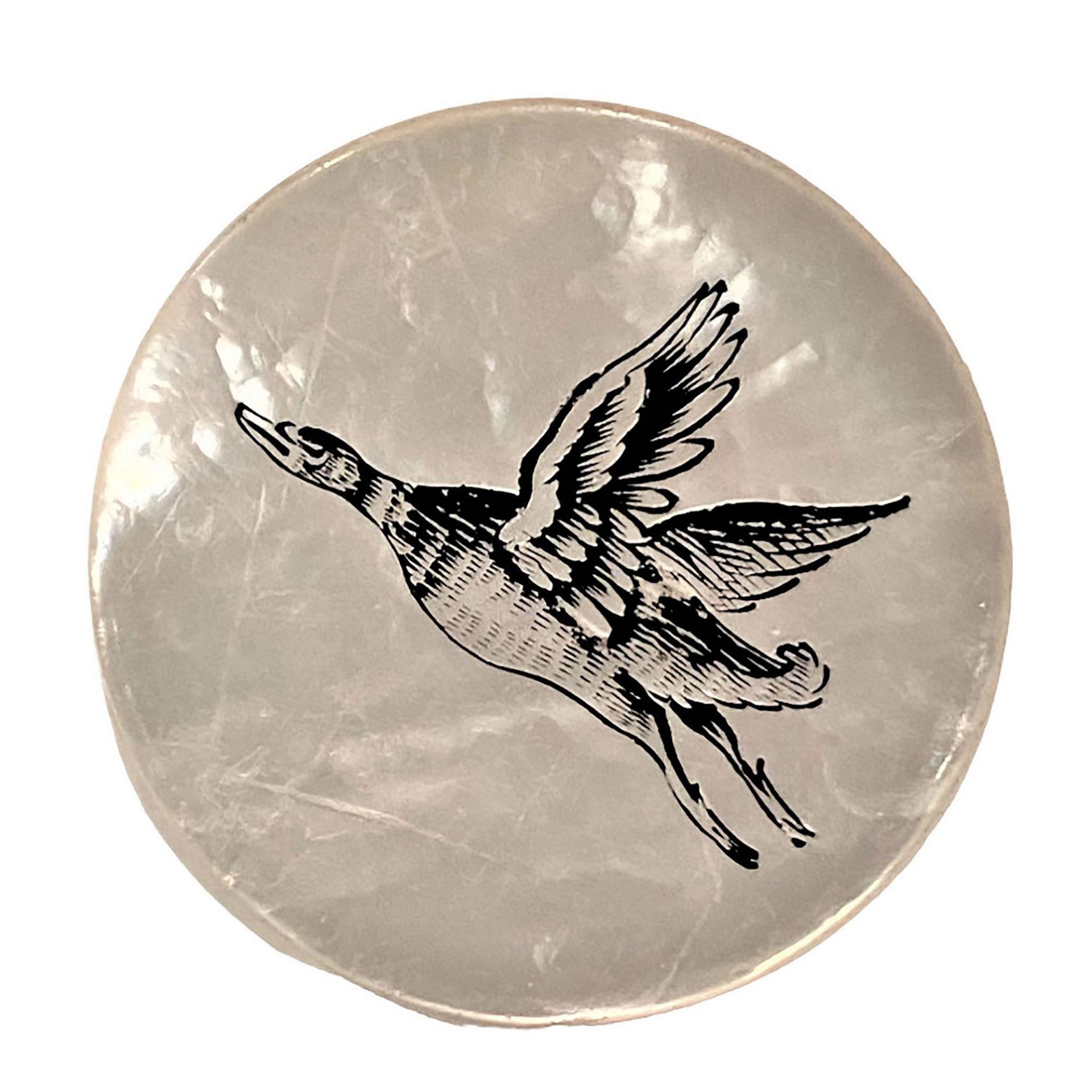 A Div. 1 Engraved & Pigmented Bird In Flight Button