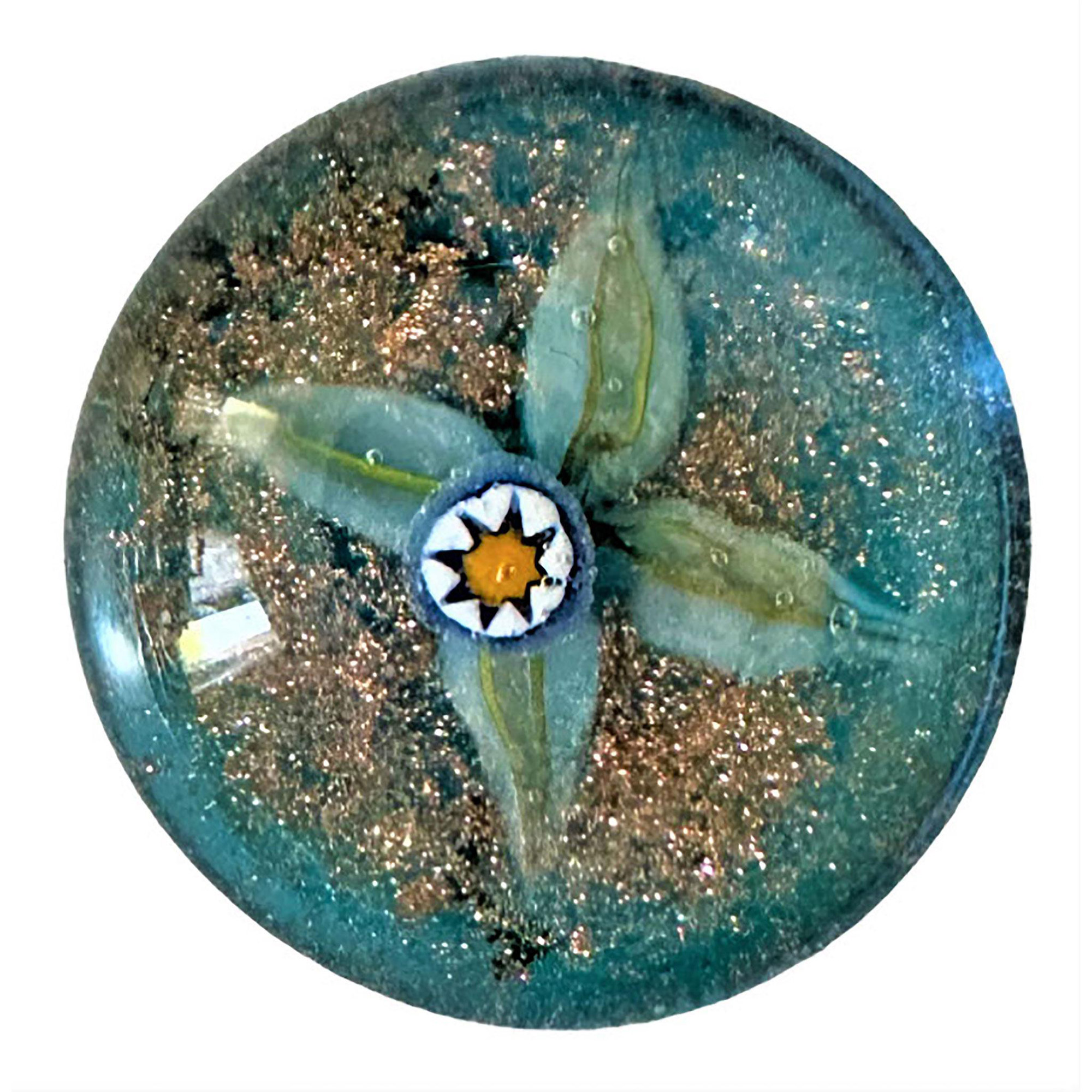 A Small Card of Div 3 Studio Artist Paperweight Buttons - Image 4 of 5