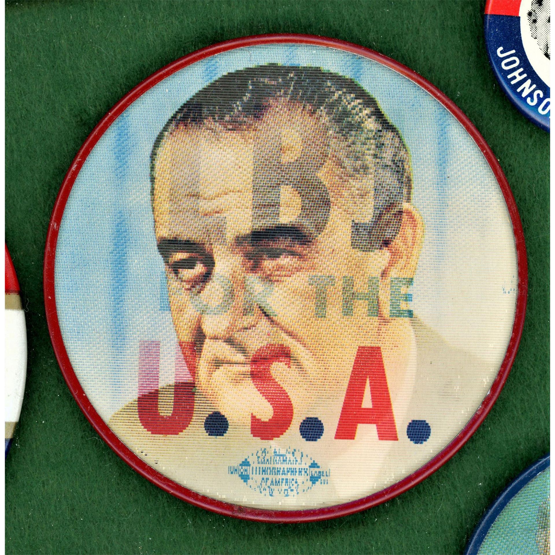 A Card of 20Th Century Political Pin Back Buttons - Image 2 of 4