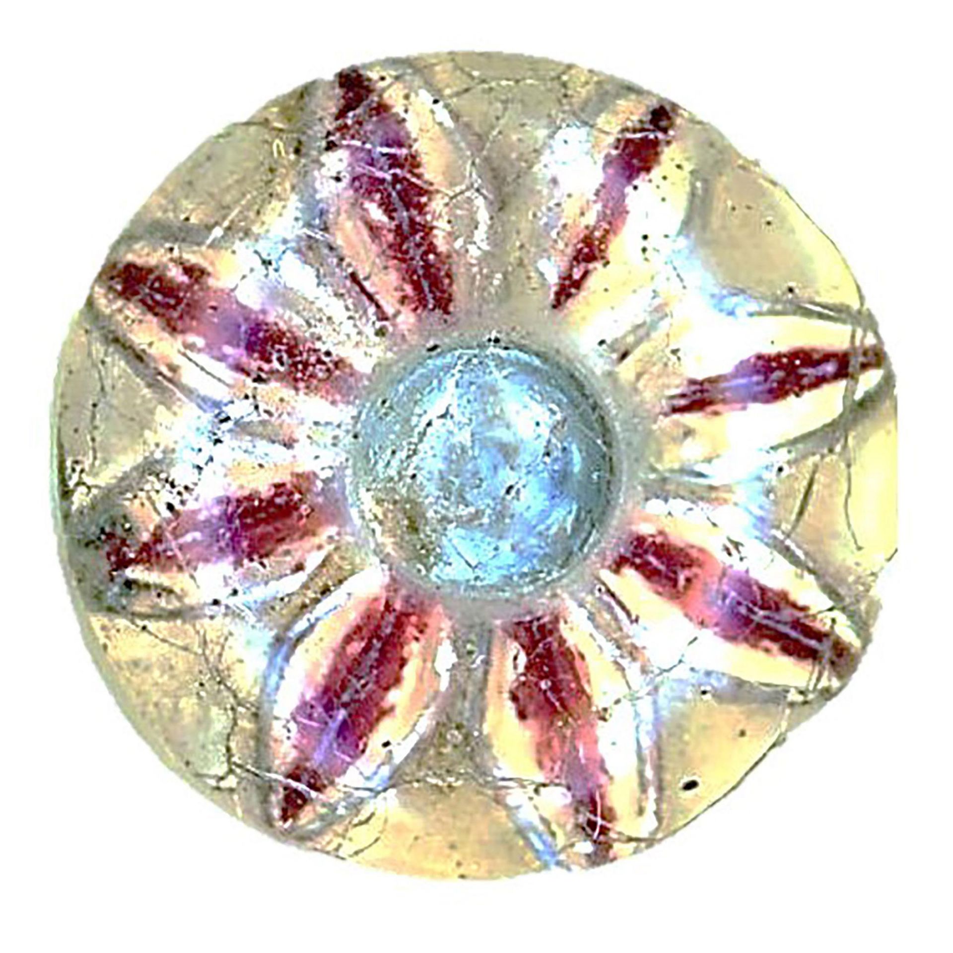 A Small Card of Div. 1 Clear & Colored Glass Buttons - Bild 2 aus 4
