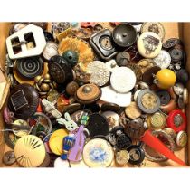 A Bag Lot of Assorted Buttons