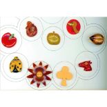 A Small Card of Chunky Bakelite Buttons