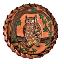 A Division The Studio Artist Owl Button