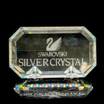 Swarovski Silver Crystal Dealer Plaque