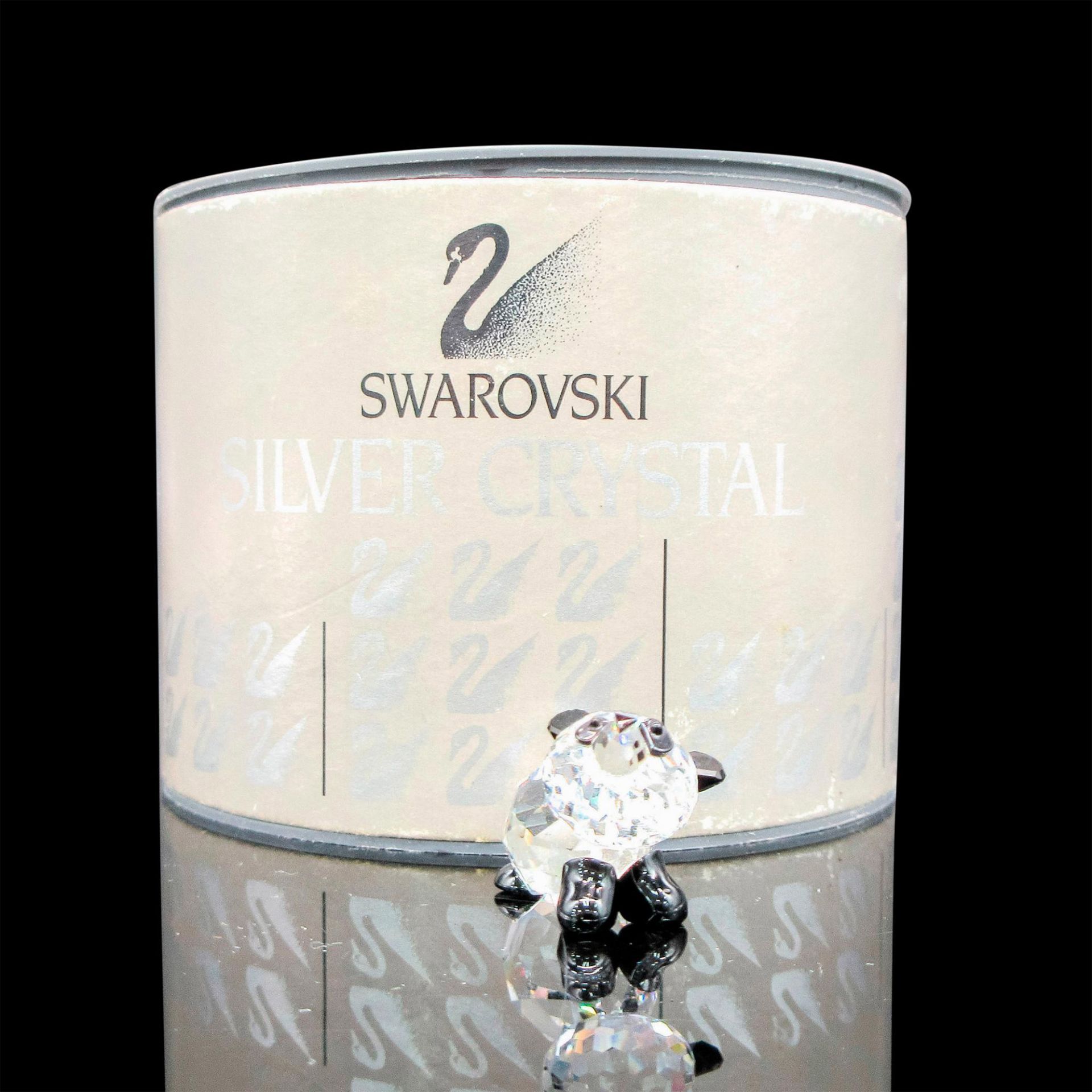 Swarovski Silver Crystal Figurine, Baby Panda - Image 4 of 4